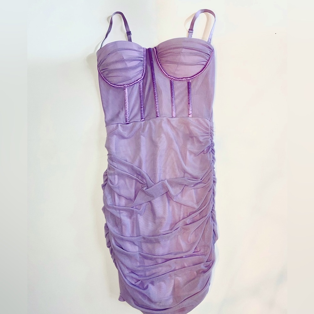 The cutest corset lavender dress from Amazon in a size small.